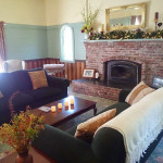 Fireplace in the great room